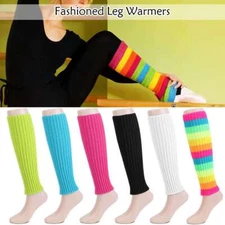 Leg Warmers for Women 80’s Knit Super Long Ribbed for Dancer Party Sports Yoga