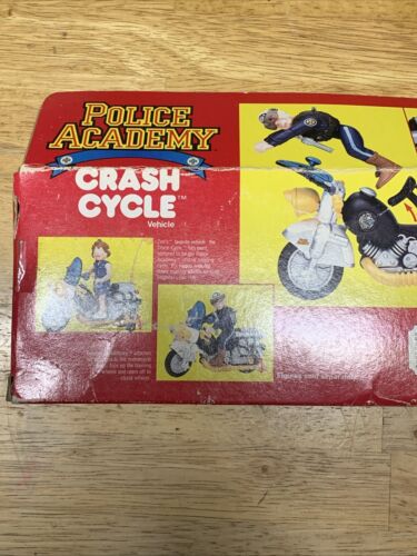 Police Academy Crash Cycle Veicolo Moto Nuovo in Scatola Sigillata Kenner 1989 Mib - Foto 8 di 17