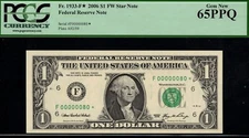 2006 $1 FRN F00000080* P.C.G.S #65PPQ