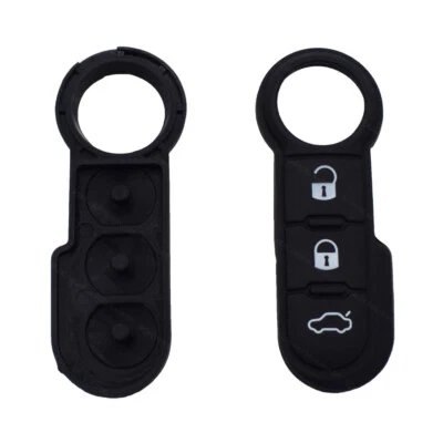 KONIKON Auto Schlüssel 3 Tasten Tastenfeld Ersatz Pad Tastenmatte NEU passend für Fiat