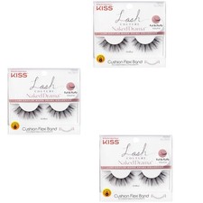 KISS Lash Couture Naked Drama - 3 Pairs - Eyelashes - NEW - 76344 - REUSABLE