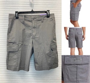 Unionbay Men's Size 36 Cargo Shorts Gray Cotton Blend