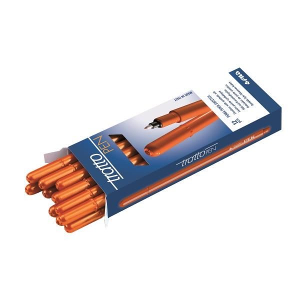 830707 penna tecnica arancione fine 12 pezzi - Immagine 2