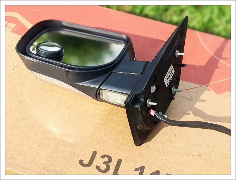 ✅ 04-07 QX56 Armada POWER HEAT ATENUACIÓN AUTOMÁTICA P. PLEGABLE Espejo Lateral Conductor Izquierdo Girar OEM Foto 4 de 4