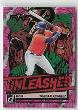 2021 Donruss #UNL1 Yordan Alvarez Unleashed Pink Fireworks