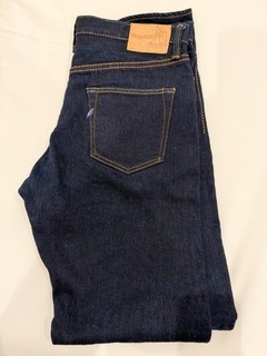 Pure Blue Japan 1167 13 oz. Extra Slub Stretch Blue in Green size 34 Never Worn