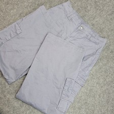 Wild Fable Cargo Pants Womens Small Light Gray Wide Leg Y2K Grunge Streetwear