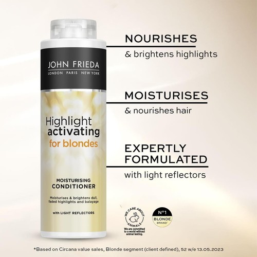Champú y acondicionador activador John Frieda Sheer Blonde Highlight nuevo paquete dúo - Imagen 6 de 9
