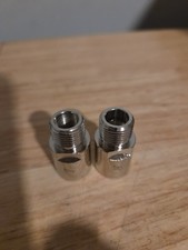 20mm 0.79" Bike Pedal Extenders, 9/16" Threaded, Chrome-Molybdenum Steel, 1 Pair