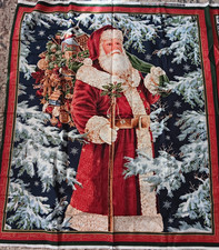 Quilting Treasures LGD Studios Visit From Santa Quilt Fabric Panel 44L x 36w