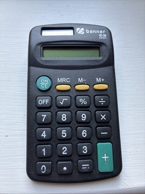Kleiner Taschenrechner schwarz 