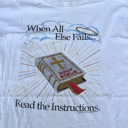 Paquete Camisa Jesús Vintage Años 90 XL Blanca Manga Corta - Imagen 14 de 14