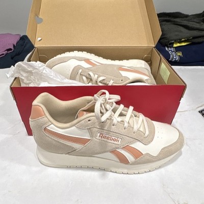 Reebok Glide Women's Athletic Shoes Cushioned Comfort Beige Chalk Clay