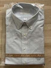 NEW Roundtree Yorke Gold Label Shirt Men s 15.5-35 Slim Fit Non-Iron EZ Wash NWT