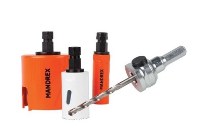 Mandrex ONE-CLICK Sanitär-Kit Lochsägen Bohrkronen Set