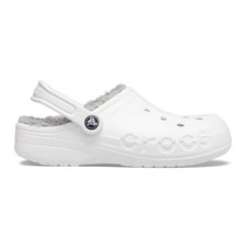 New CROCS Womens BAYA LINED CLOG 205969-11H WHITE US W 6-11 TAKSE