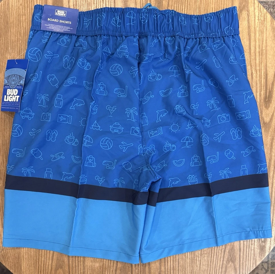 Board Shorts Hombre "Bud Light" Talla M - A2000 Foto 2 de 4