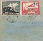 VICHY FRANCE WW2 Cover VOLONTAIRES FRANCAIS Air Mail Military Feldpost WB407