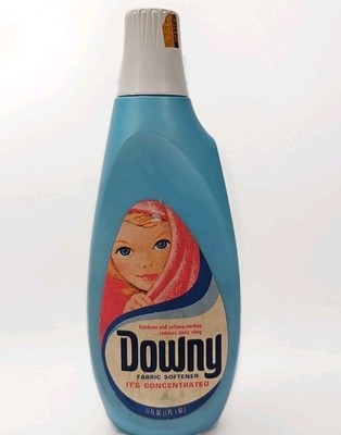 VTG Downy Fabric Softener Concentrate for Static Cling 17 Fl .Oz.  Half Full 
