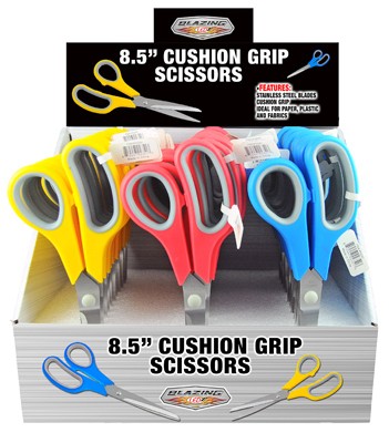 36 Pack - Cushion Grip Scissors, Stainless Steel, 8.5-In. - 702351