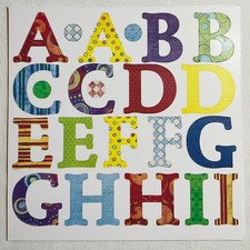CREATIVE MEMORIES ABC/ 123 STICKERS LETTERS BRIGHT COLORD NEW