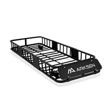 ARKSEN 64"x23"x6" Skinny Roof Rack Cargo Carrier Basket, Heavy Duty Weather R...