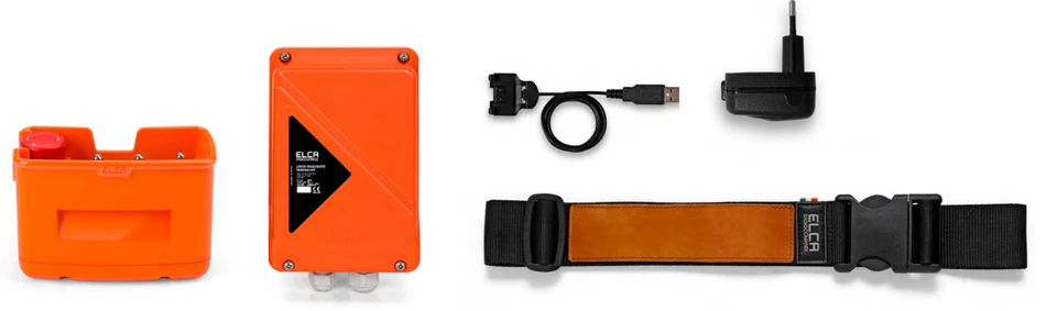 Forstfunk Funkfernsteuerung ELCA E1 PIC mit Druckknopf verdrahtet für FARMI - Bild 2 von 3