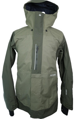 Quiksilver Travis Rice Jacket Mens Small Green GORE-TEX Ski Hooded Waterproof