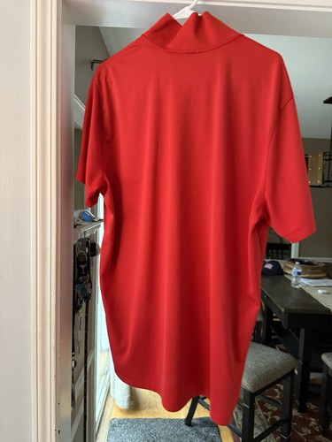Nike Dri-FIT Polo Shirt Uomo XXL Rosso Johnnie Walker Golf Continua a camminare - Foto 4 di 4