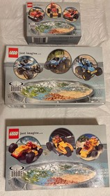 Lot of 3 LEGO Racers New Sealed - 4584 4585 4582