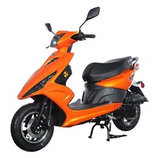 X-PRO Bali 50cc Scooter Moped w/ 10" Wheels, Electric/Kick Start Large Headlight