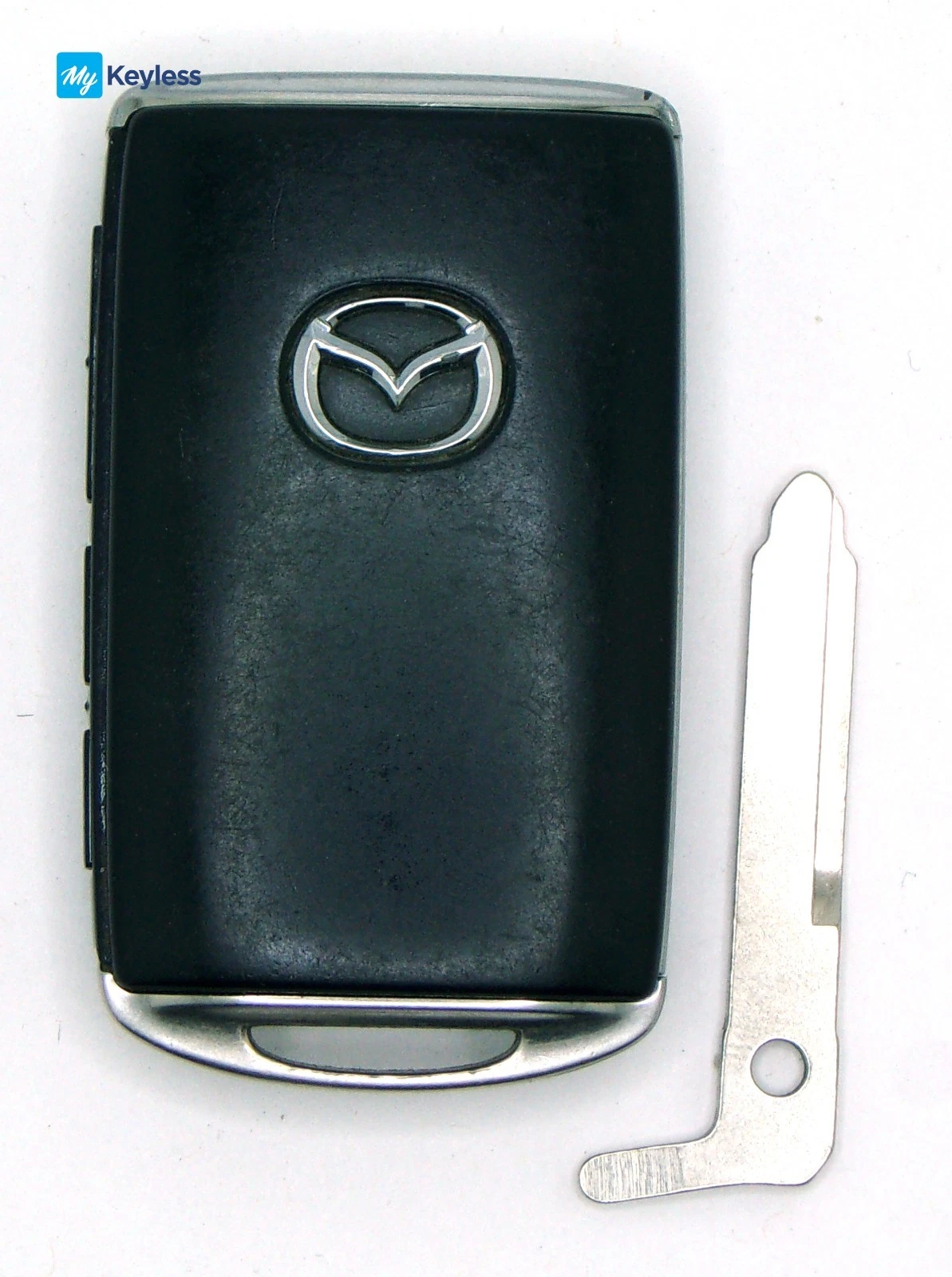 Single OEM Mazda Smartkey Remote Transmitter Four Button USED UNCUT WAZSKE13D03 - product detail image 1