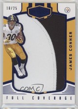 2017 Panini Plates & Patches Full Coverage Blue 10/25 James Conner #FC-19 0c3