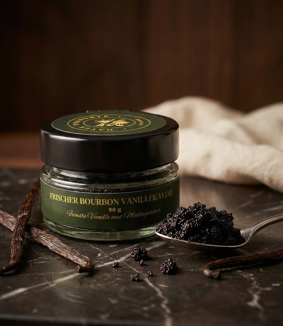 Frischer Bourbon Vanillekaviar aus Madagaskar ? 50 g | Premium Vanille