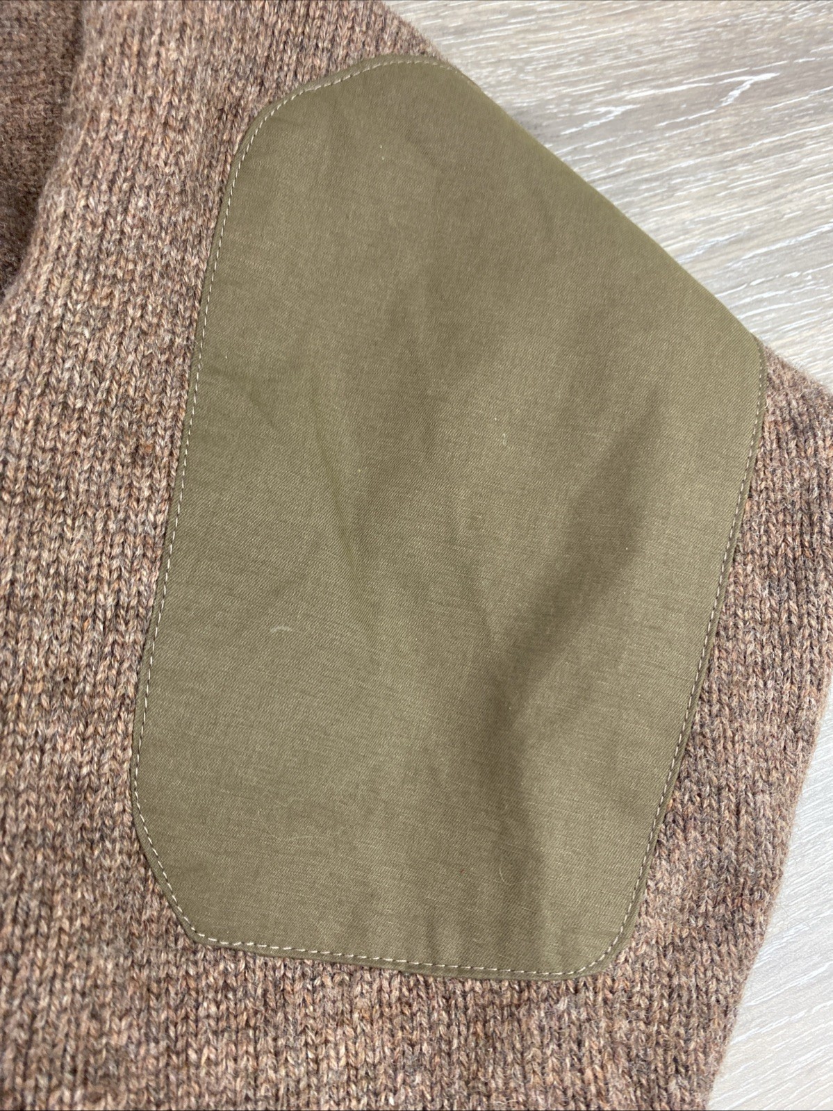 Mack's Prairie Wings Upland Hunting Sweater Size Large 80% Wool Lined - Heavy