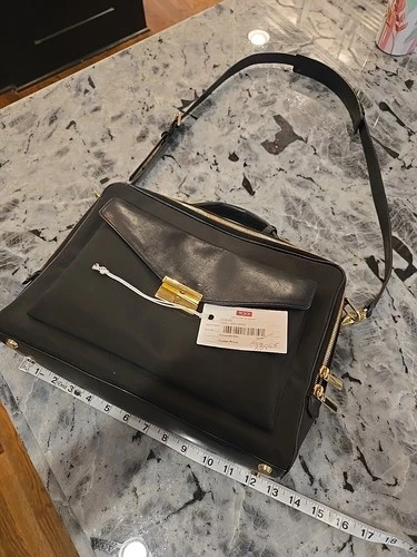 TUMI Small Erin Briefcase Computer Brief Bag Crossbody Travel Satchel $375