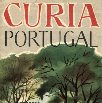 Vintage Curia Portugal Travel Brochure Mid-Century Tourist Guide Map Bairrada