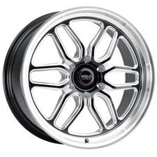 20x10 Black Milled Wheel Weld Racing Laguna 6 Drag S153 6x135  38