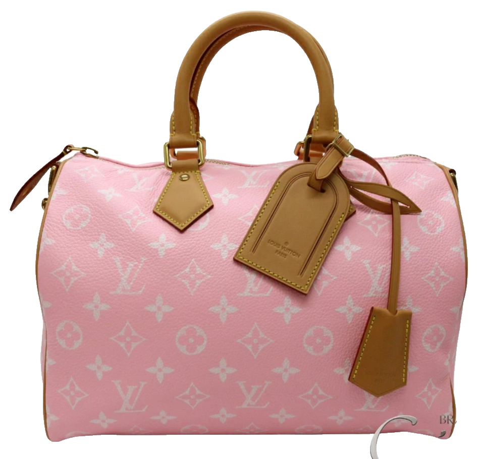 LOUIS VUITTON P9 Speedy 30 Bag M13914 Candy Pink Hand Bag Boston