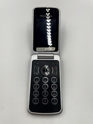 Sony Ericsson 3G Flip Phone T-Mobile Black & Silver 3.2 MP 2.2'' Color Display