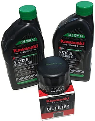 #ad Kawasaki Oil Change Kit 99969 6296 49065 0736 49065 0721 49065 7007 10W40 $29.48