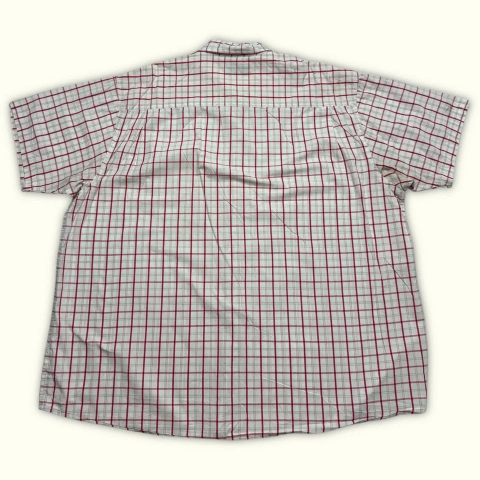 wrangler Camisa de manga corta XXL Blanco Muy bueno Hombres - Imagen 2 de 4