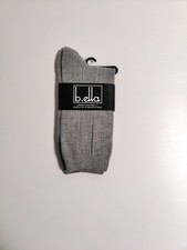 B.ella - Women's socks - grey- Made in USA - Cotton blend **N5**