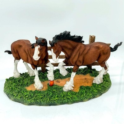 Vintage Clydesdale Anheuser Busch ''Football'' Figurine CLYD3 #11610  (1997)