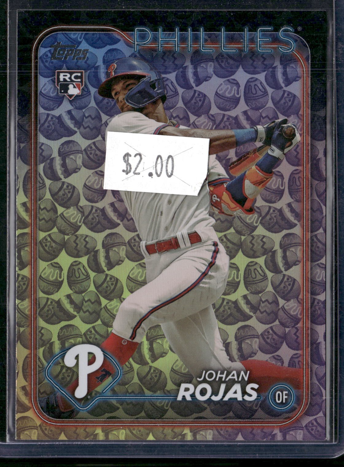 2024 Topps #209 Johan Rojas Holiday Eggs