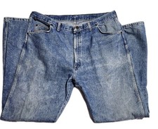 Vintage Wrangler Jeans Mens SZ 42 x 34 Blue WPL 6428 Straight Made in USA