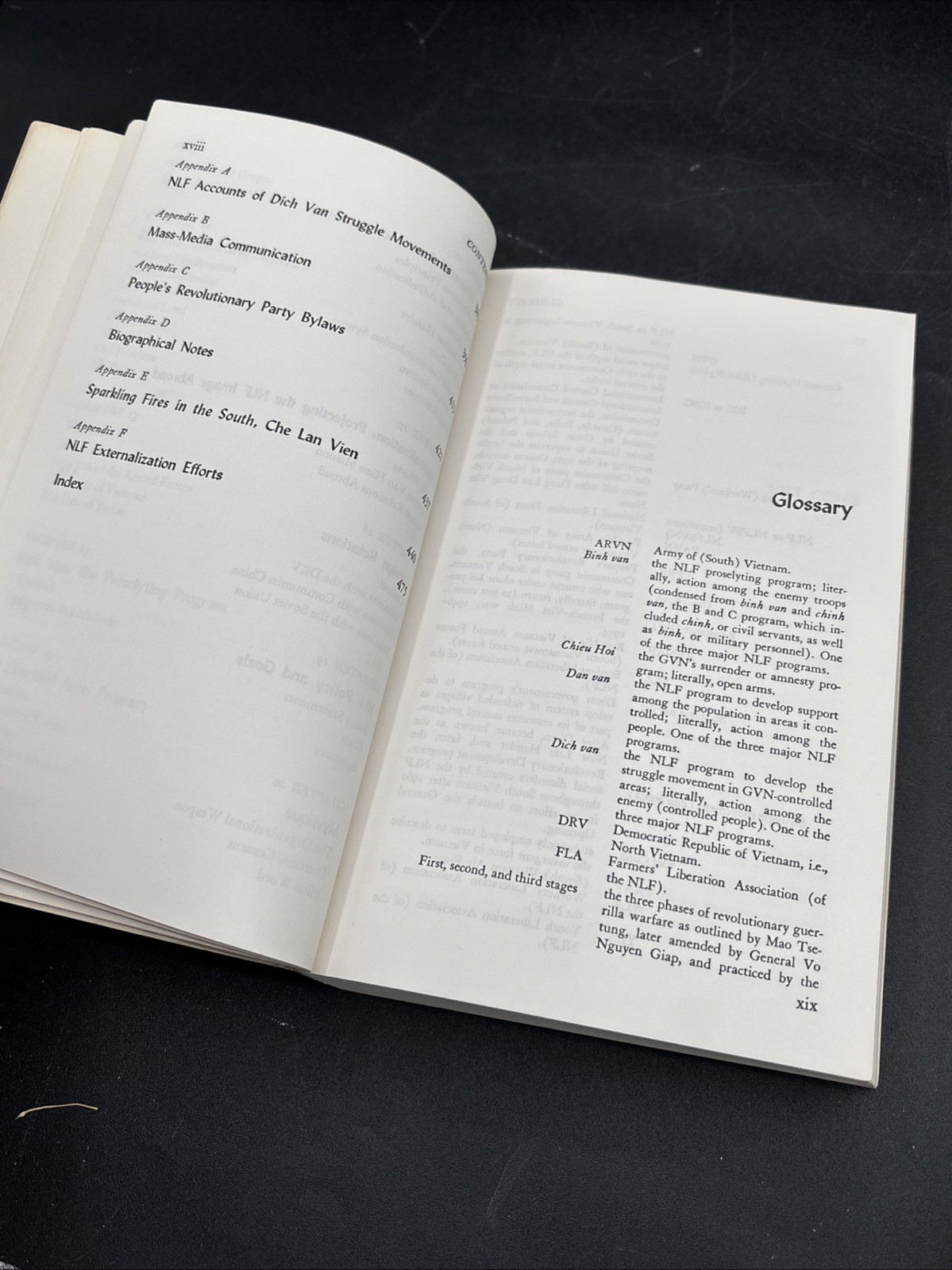 1968 Vietnam Viet Cong Douglas Pike Softcover Reference Book