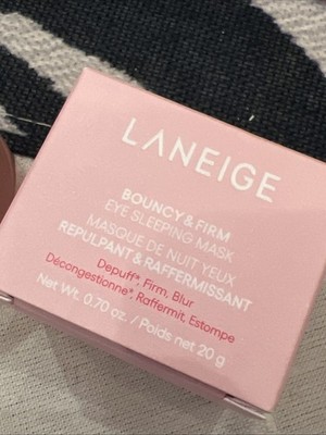 LANEIGE Bouncy & Firm Eye Sleeping Mask 0.70 oz 20g Peptide Full Size Sealed!