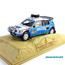 Peugeot 205 T16 #205 J. Kankkunen - J. Piironen Dakar 1988 1:43 Norev