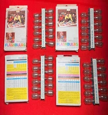 Lot of 48 Sylvania Clear Flashbulbs Blue Dot M3 - SHIPS FREE